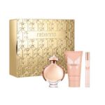 Olympea zestaw woda perfumowana spray 50ml + balsam do ciała 75ml + woda perfumowana spray 10ml