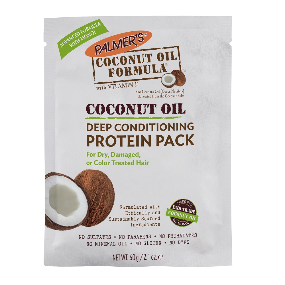 44663981613540546 Coconut Oil Formula Deep Conditioner Protein Pack kuracja proteinowa do włosów z olejkiem kokosowym 60g - obrazek 1