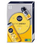 Men Active Energy zestaw żel pod prysznic 250ml + antyperspirant roll-on 50ml
