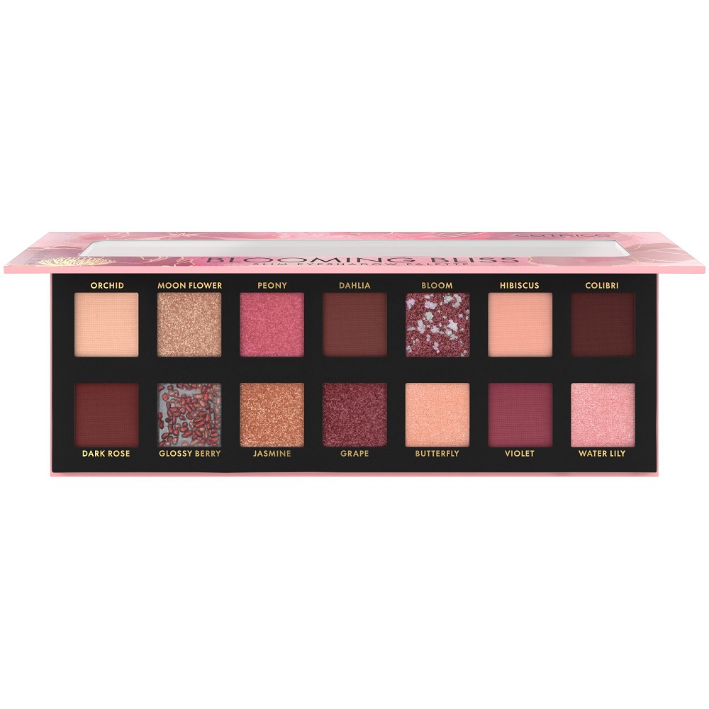 44792971710329922 Blooming Bliss Slim Eyeshadow Palette paleta cieni do powiek 020 Colors of Bloom 10.6g - obrazek 1