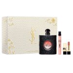 Black Opium Pour Femme zestaw woda perfumowana spray 90ml + woda perfumowana spray 10ml + pomadka do ust
