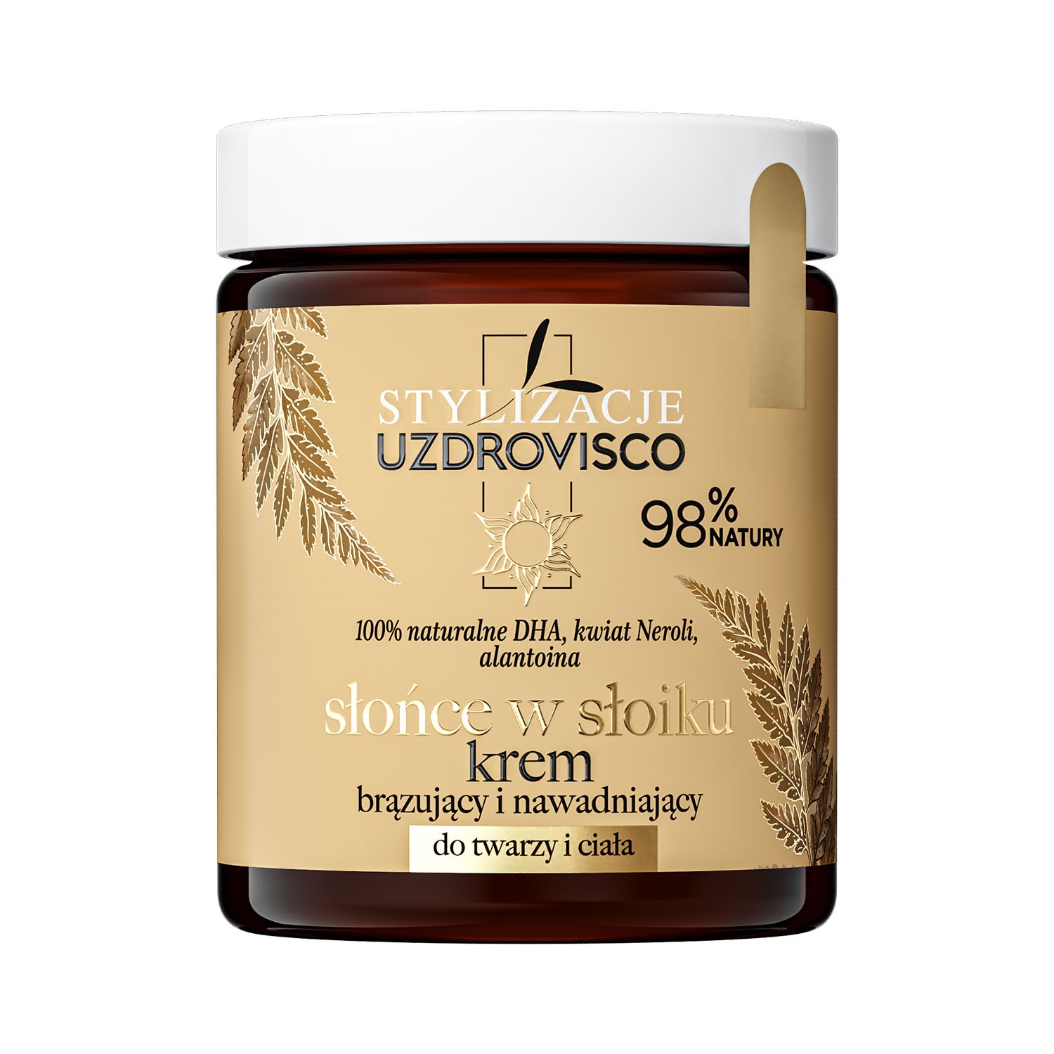 44808611688978927 Stylizacje krem brązujący i nawadniający do twarzy i ciała Słońce w Słoiku 170ml - obrazek 1