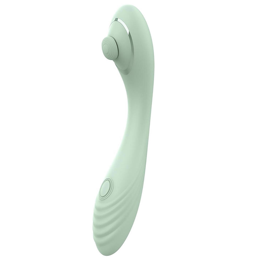 4481461730985124 Glam Ultimate Tapping Vibe wibrator z funkcją stukania Mint - obrazek 1