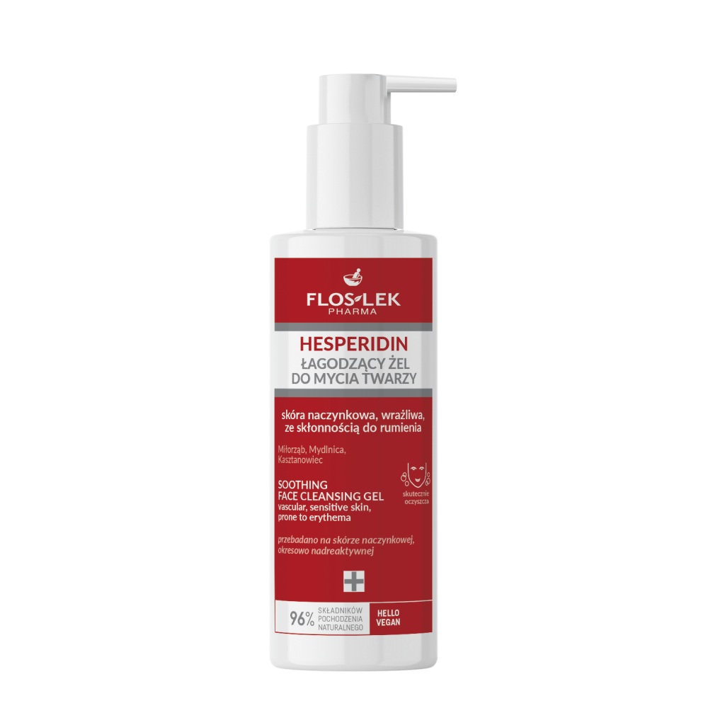 44834411776843997 Hesperidin łagodzący żel do mycia twarzy skóra naczynkowa wrażliwa ze skłonnością do rumienia 175ml - obrazek 1
