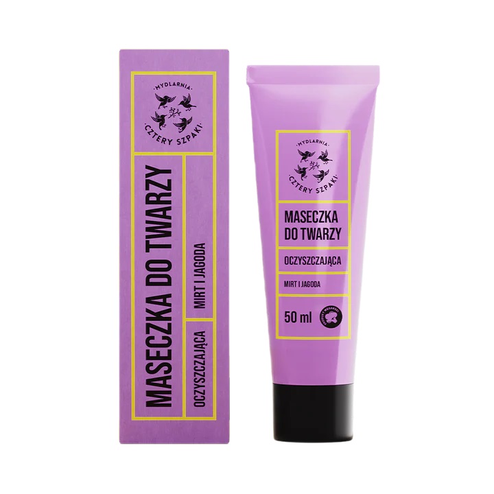 44836241695615053 Oczyszczająca maseczka do twarzy Mirt i Jagoda 50ml - obrazek 1