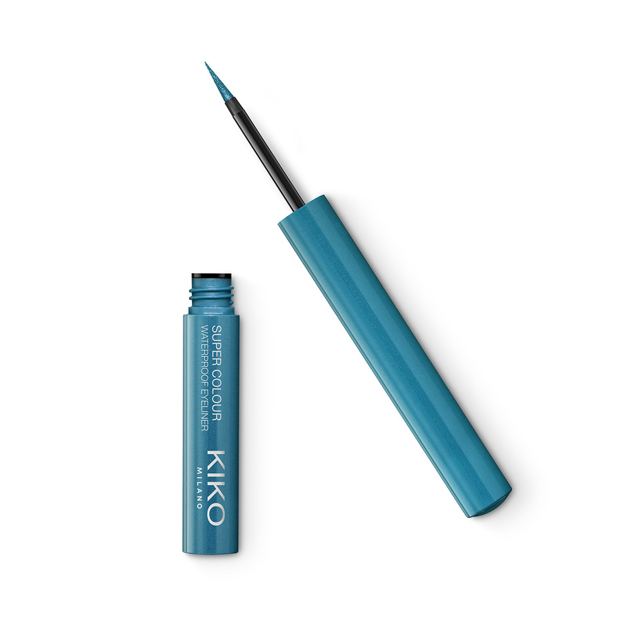KM000000085004B Super Colour Waterproof Eyeliner ultragładki wodoodporny kolorowy eyeliner w płynie 04 Green Teal 1.7ml - obrazek 1