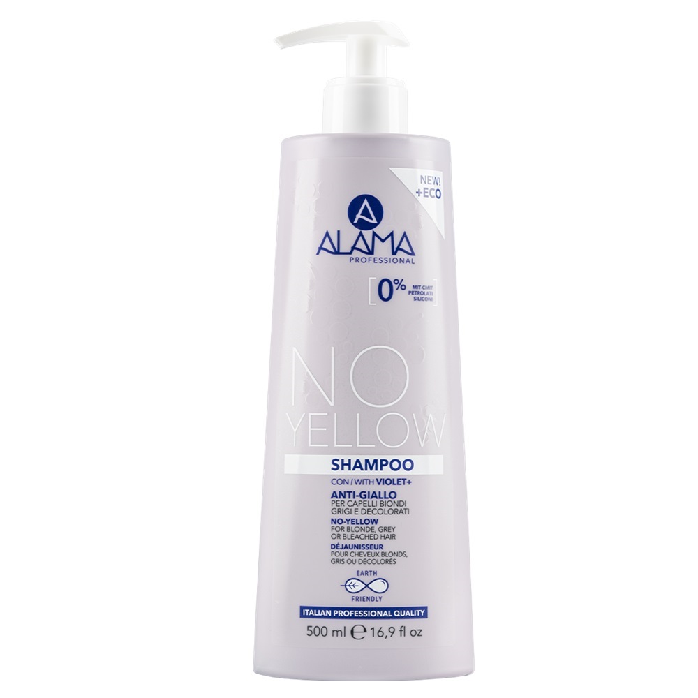 44939651720001785 No Yellow szampon przeciw żółknięciu do włosów blond i siwych 500ml - obrazek 1