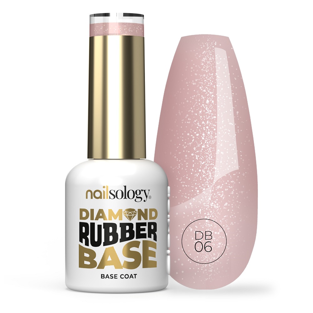 44992021766066552 Nailsology Diamond Rubber Base baza hybrydowa DB06 Classy Lassie 8ml - obrazek 1