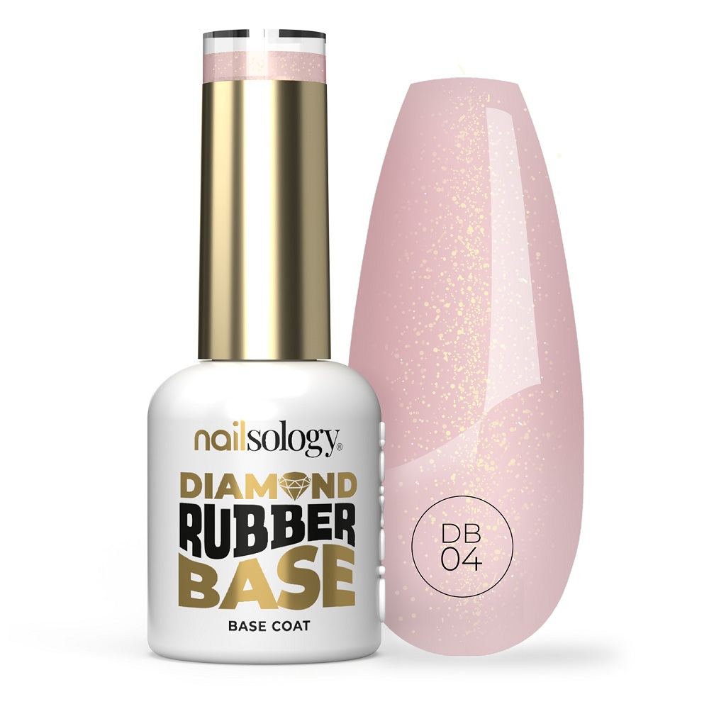 44993081766066300 Nailsology Diamond Rubber Base baza hybrydowa DB04 Meet My Mama 8ml - obrazek 1