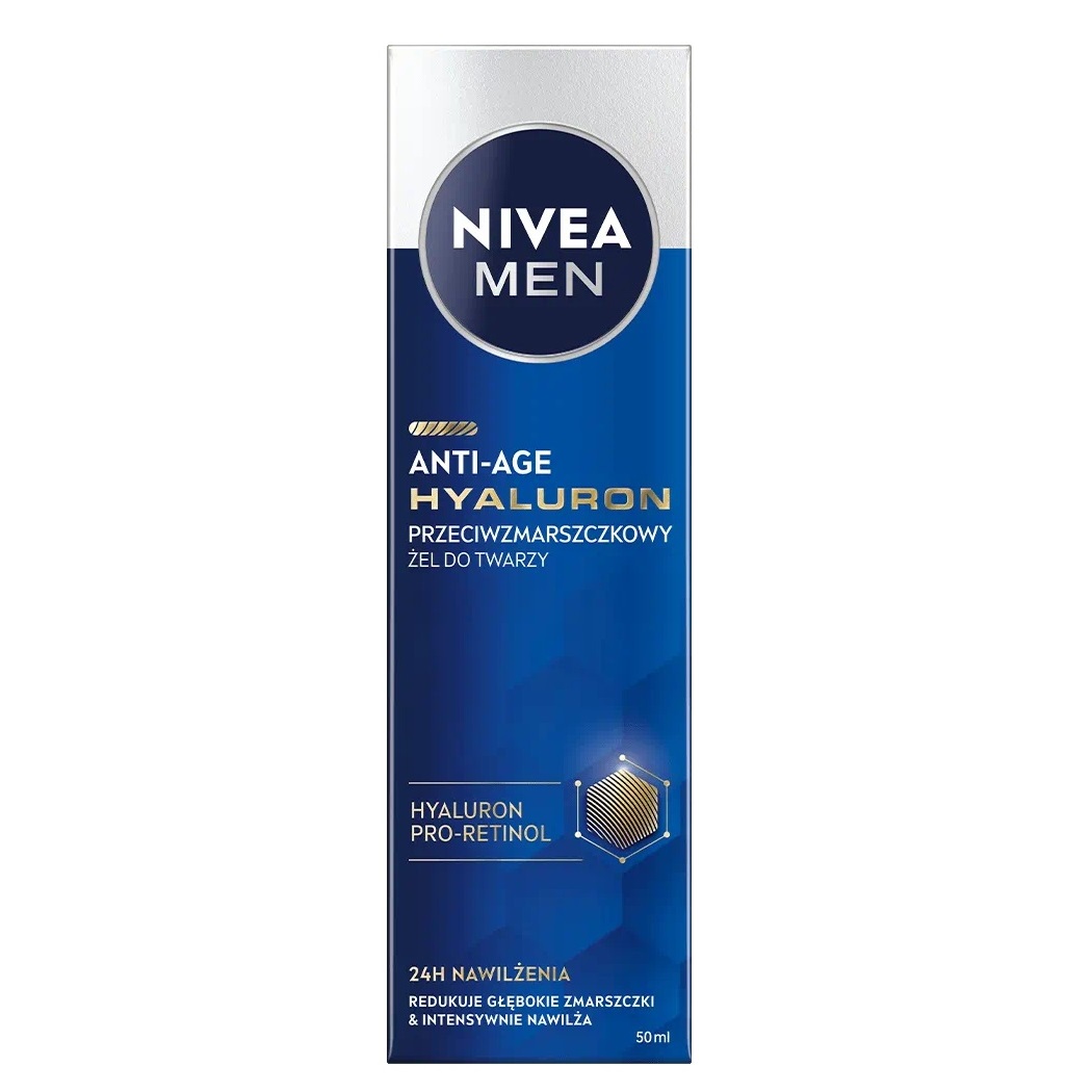 45003351751270341 Men Hyaluron przeciwzmarszczkowy żel do twarzy 50ml - obrazek 1
