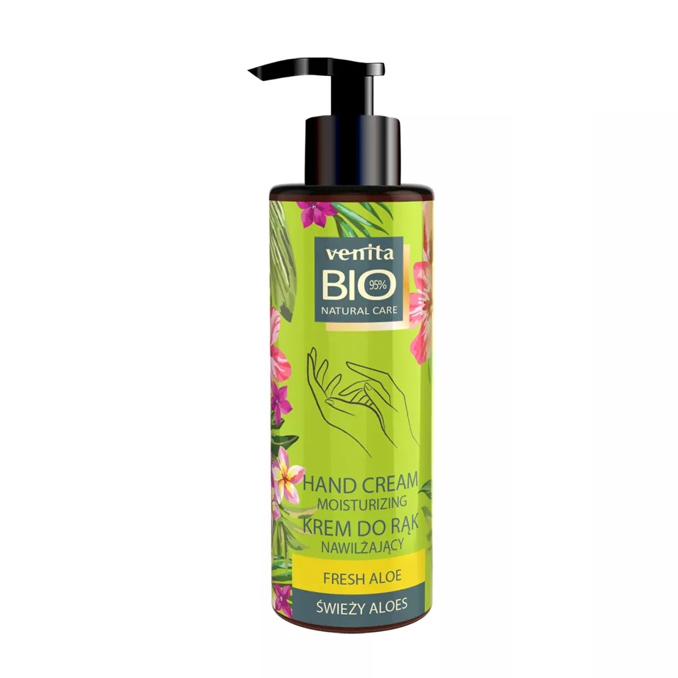 45069421659010784 Bio Natural Care Hand Cream nawilżający krem do rąk Aloes 100ml - obrazek 1