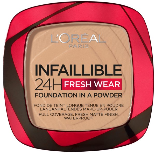45108981745417980 Infaillible 24H Fresh Wear Foundation In A Powder matujący podkład do w pudrze 140 Golden Beige 9g - obrazek 1