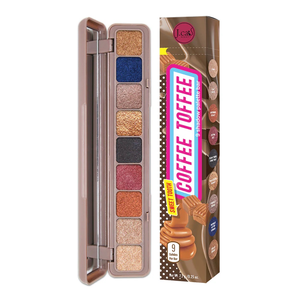 45125881750084968 Sweet Tooth 9 Shadow Palette Bar paleta cieni do oczu 102 Coffee Toffee 7.2g - obrazek 1