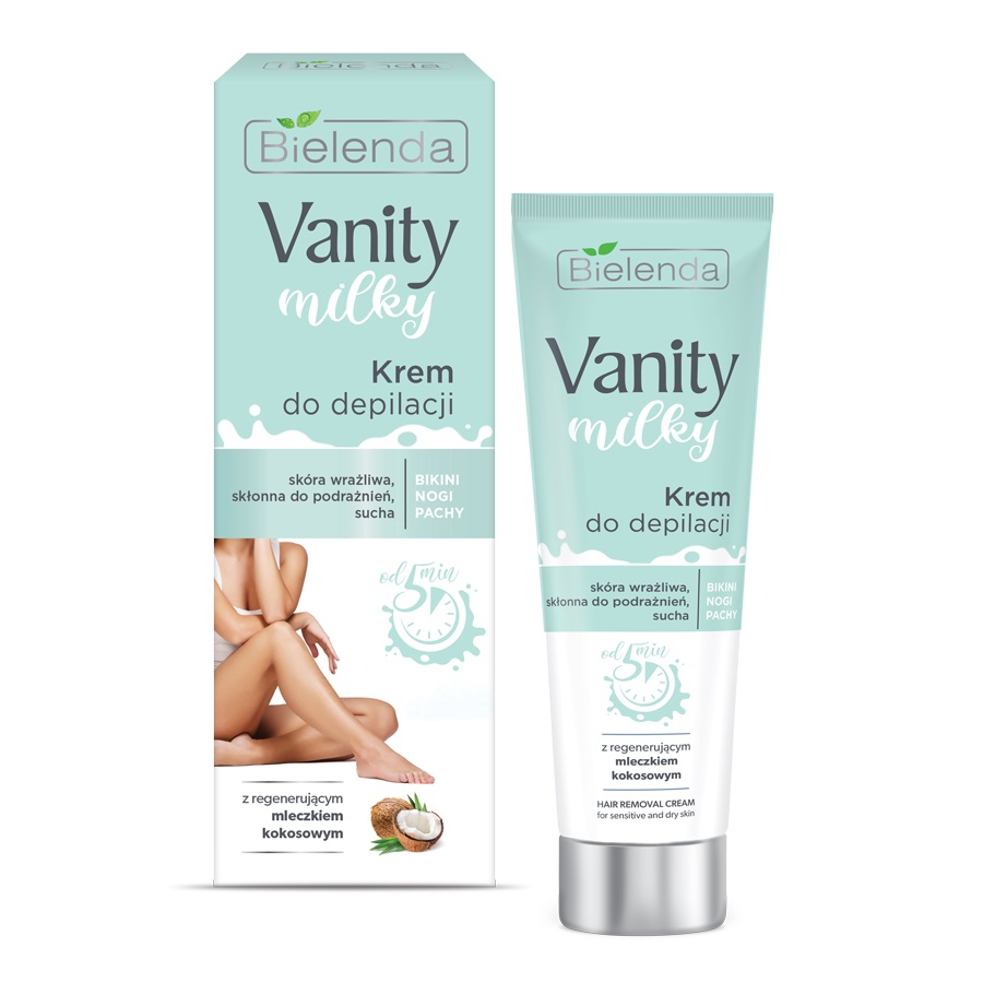 45156431650961584 Vanity Milky krem do depilacji z mleczkiem kokosowym 100ml - obrazek 1