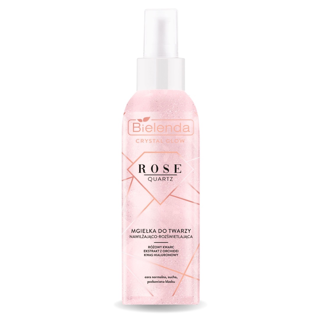 45206961688733142 Crystal Glow Rose Quartz mgiełka do twarzy nawilżająco-rozświetlająca 200ml - obrazek 1