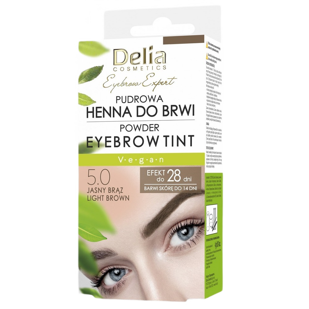 45213241725864272 Eyebrow Expert pudrowa henna do brwi 5.0 Jasny Brąz 4g - obrazek 1
