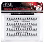 Triple Individuals zestaw 56 kępek rzęs Medium Black