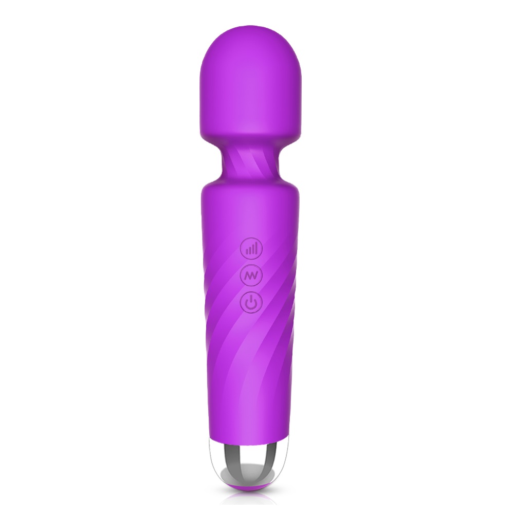 45358711635156571 Hero masażer wand z 7 trybami wibracji i 4 szybkościami Purple - obrazek 1