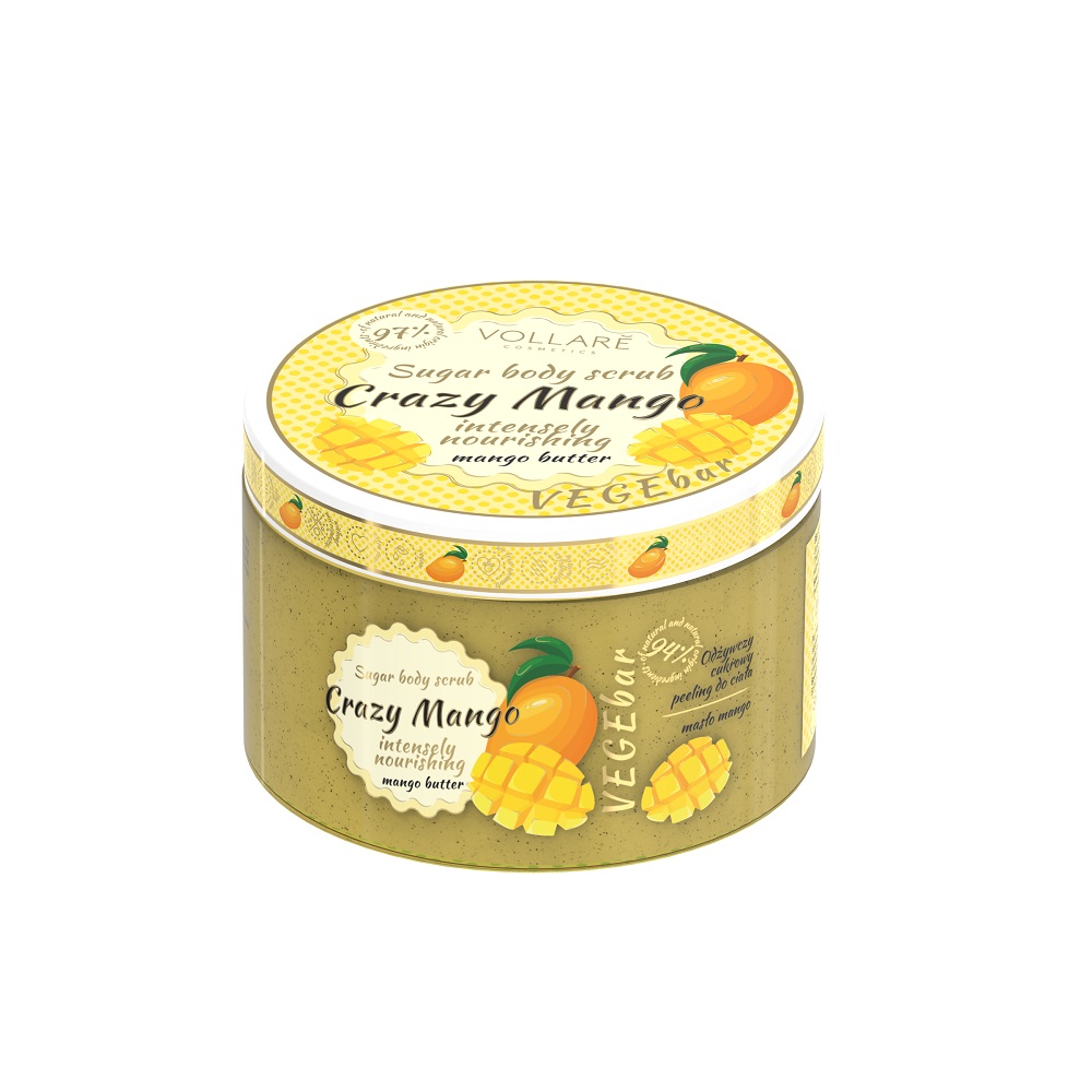 45422351642436548 VEGEbar Crazy Mango odżywczy cukrowy peeling do ciała 200ml - obrazek 1