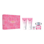 Bright Crystal zestaw woda toaletowa spray 90ml + woda toaletowa 5ml + balsam do ciała 100ml + żel pod prysznic 100ml