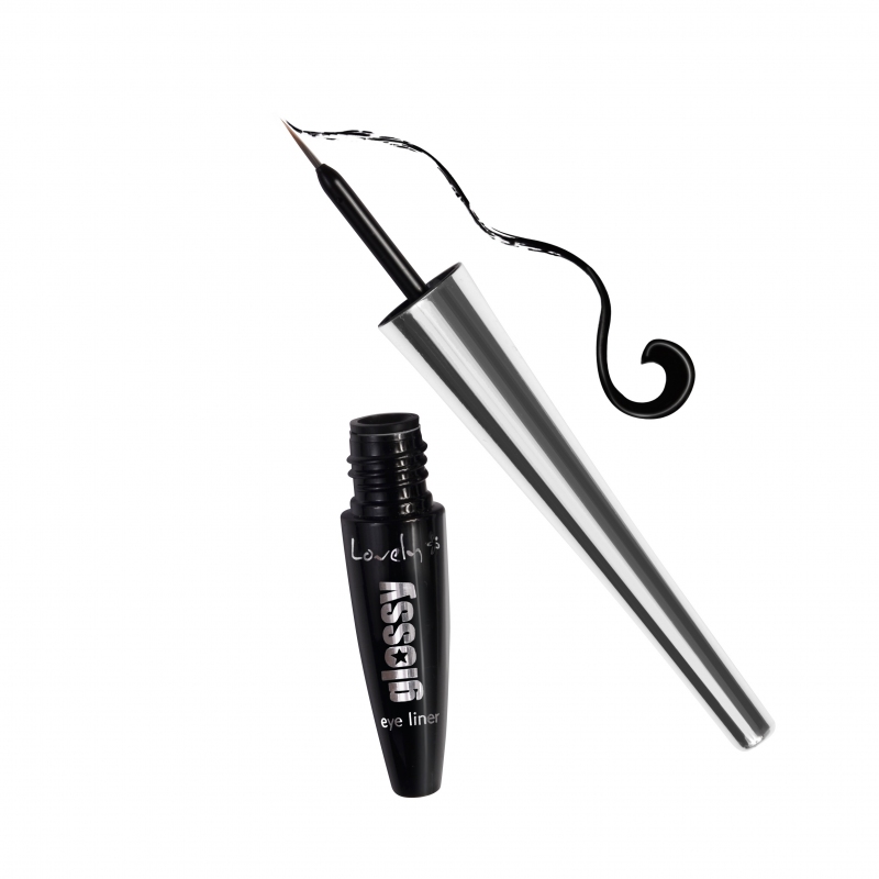 45497731572332589 Glossy Eyeliner ultraczarny eyeliner do oczu o wysokim połysku 2g - obrazek 1