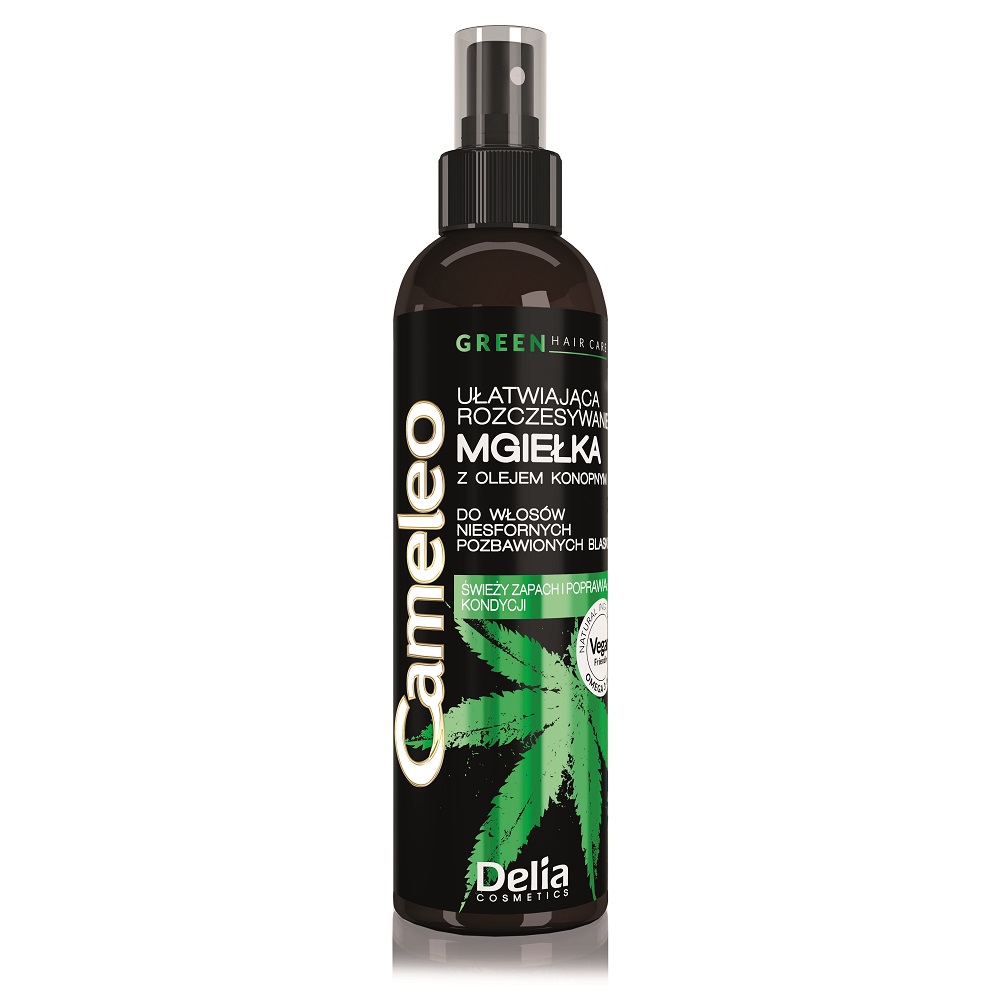 45501641617965013 Green Hair Care mgiełka ułatwiająca rozczesywanie z olejem konopnym do włosów niesfornych 200ml - obrazek 1
