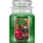Duża świeca zapachowa z dwoma knotami Christmas Is Here 680g