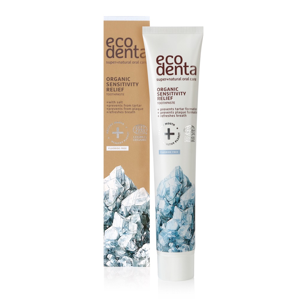 45746261632125203 Organic Sensitivity Relief Toothpaste pasta do zębów wrażliwych z solą 75ml - obrazek 1