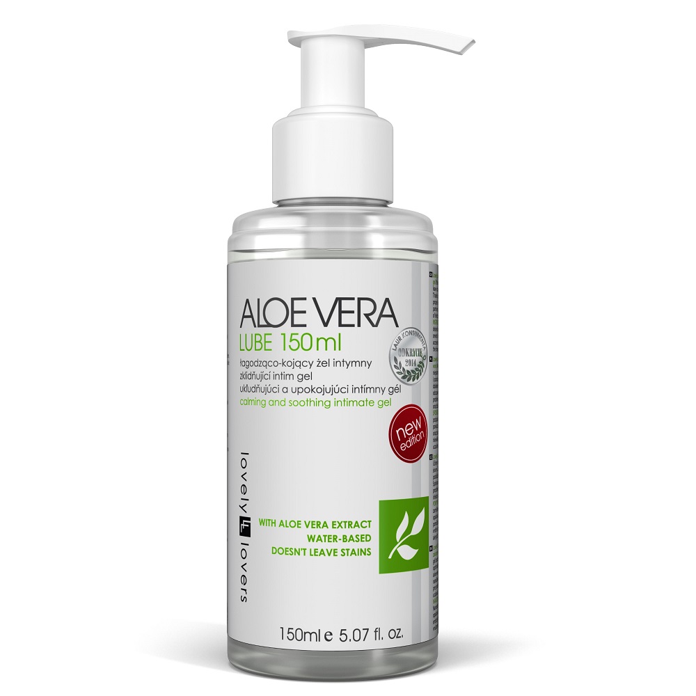 45771291626083500 Aloe Vera Lube kojąco-łagodzący żel intymny z aloesem 150ml - obrazek 1