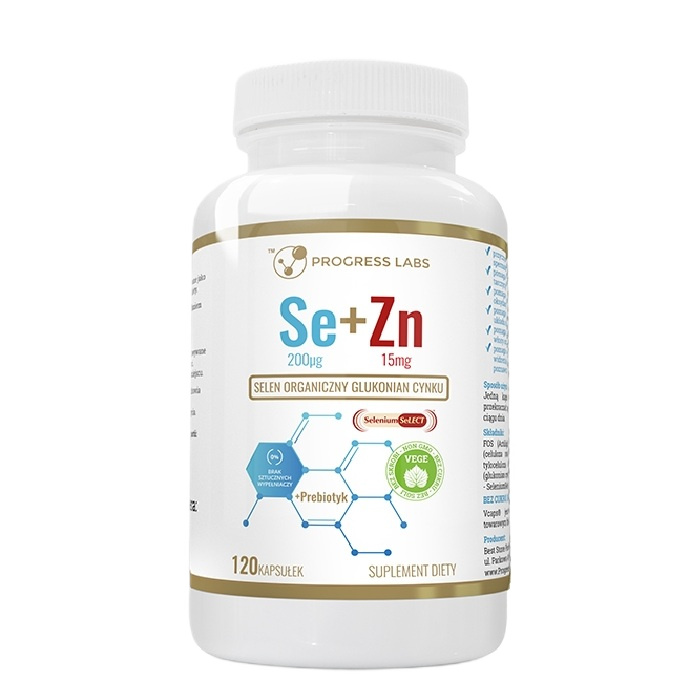 45807131747919675 Selen 200mcg + Cynk 15mg suplement diety 120 kapsułek - obrazek 1