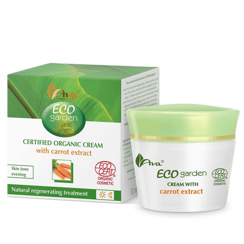 45842911725368340 Eco Garden certyfikowany organiczny krem z ekstraktem z marchwi 30+ 50ml - obrazek 1