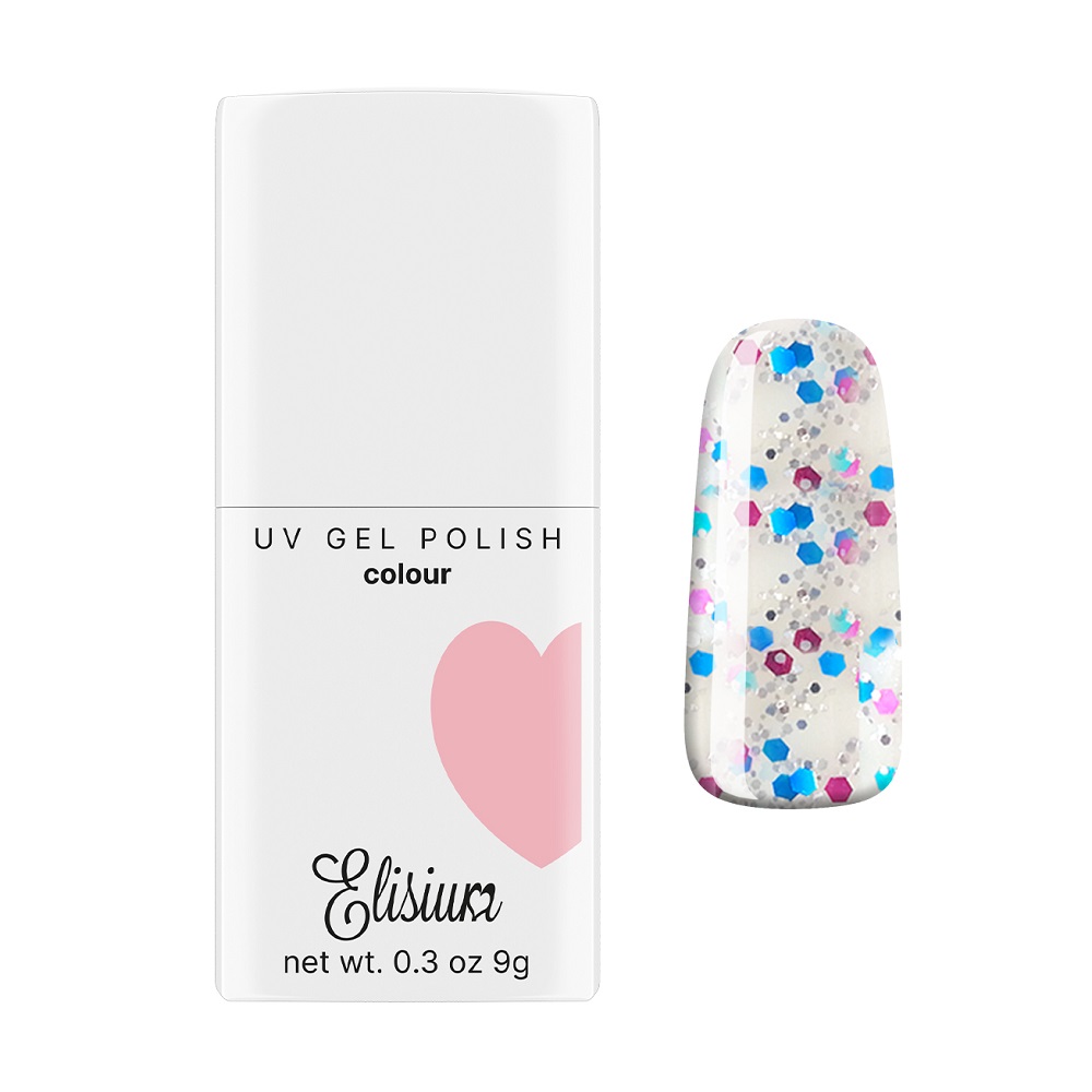 45879691773150348 Colour UV Gel Polish lakier hybrydowy 098 Crazy Conffetti 9g - obrazek 1