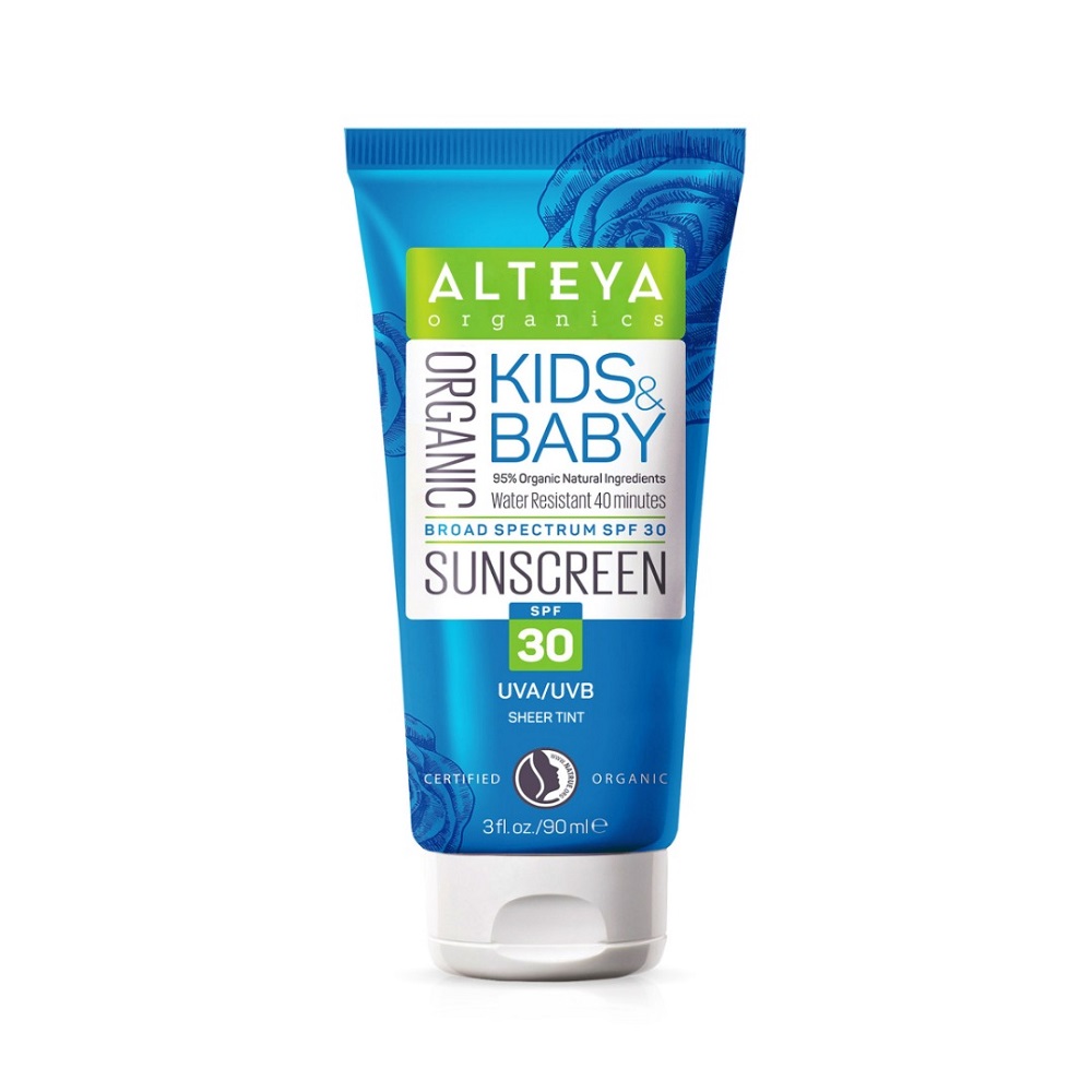 45958741680838727 Kids & Baby Organic Sunscreen krem do opalania dla dzieci i niemowląt SPF30 90ml - obrazek 1