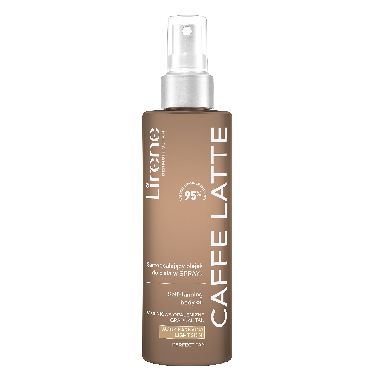 46012551680594546 Perfect Tan samoopalający olejek w sprayu Caffe Latte 190ml - obrazek 1