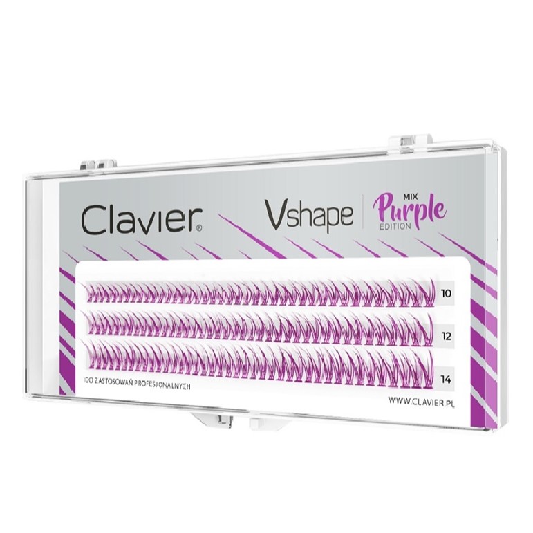 46044521742294562 Vshape Colour Edition kępki rzęs Purple Mix - obrazek 1