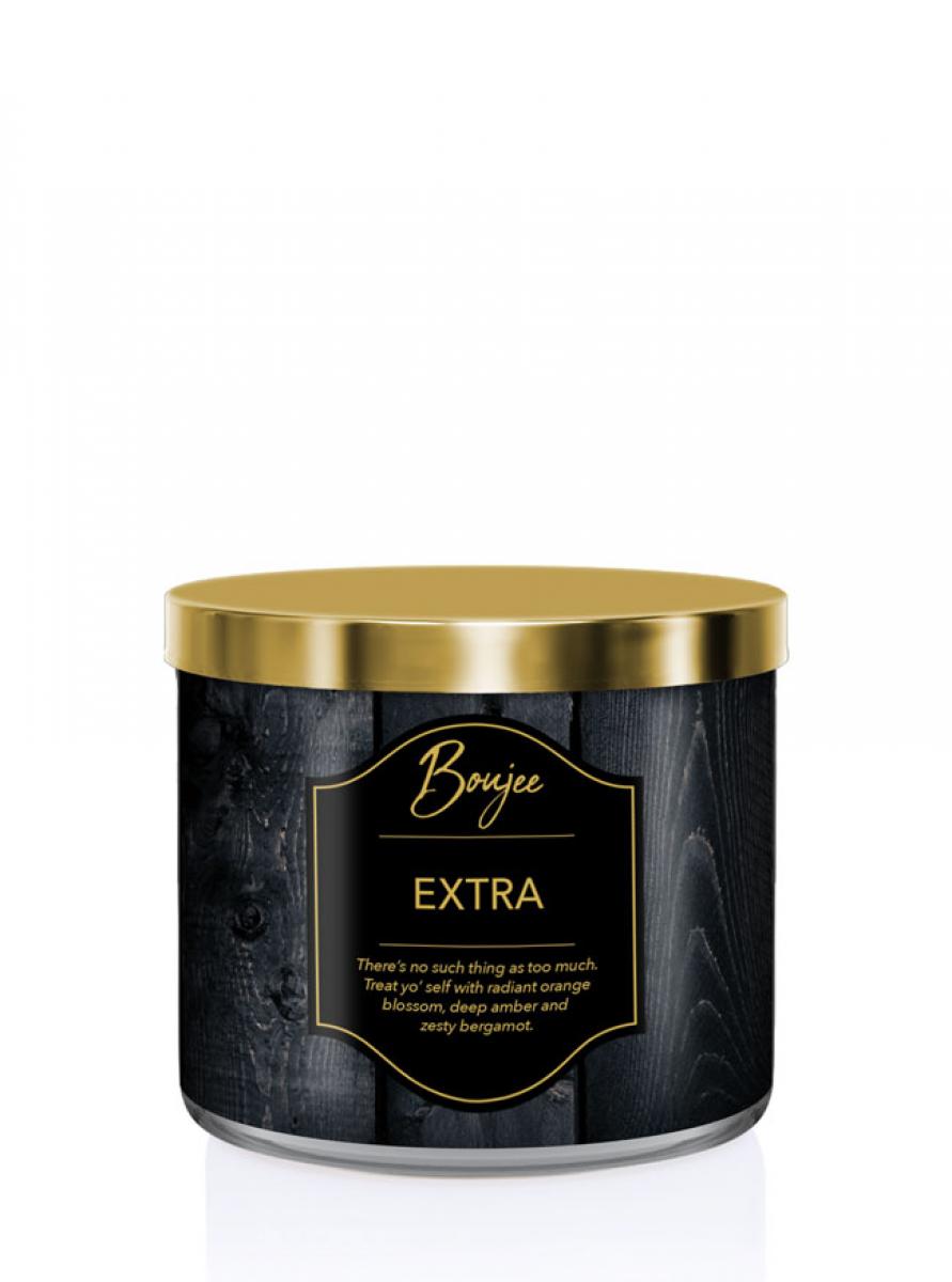 46111001600153650 Boujee świeca zapachowa z trzema knotami Extra 411g - obrazek 1