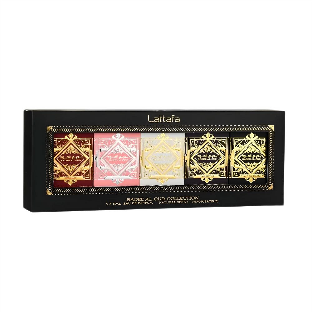 4644701763481934 Badee Al Oud Collection zestaw miniaturowych wód perfumowanych 5x5ml - obrazek 1