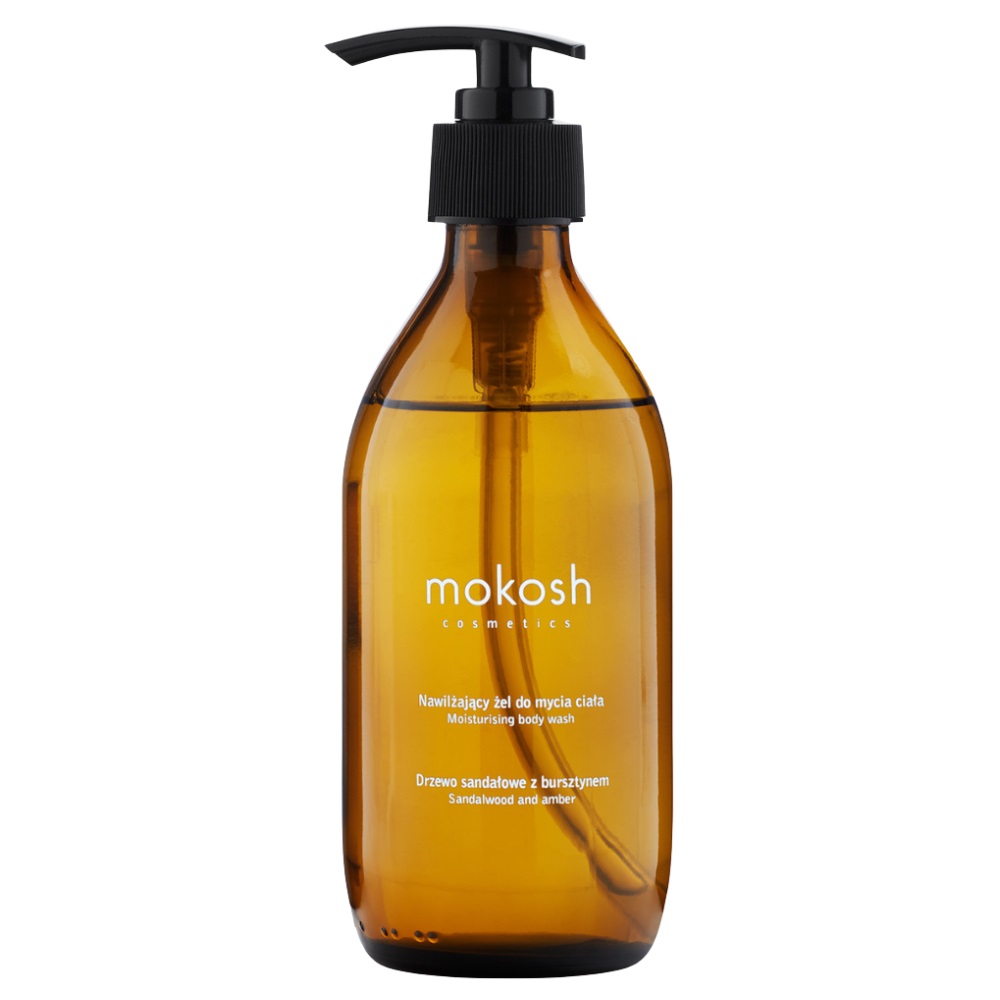 46488321754918160 Nawilżający żel do mycia ciała Drzewo sandałowe z bursztynem 500ml - obrazek 1