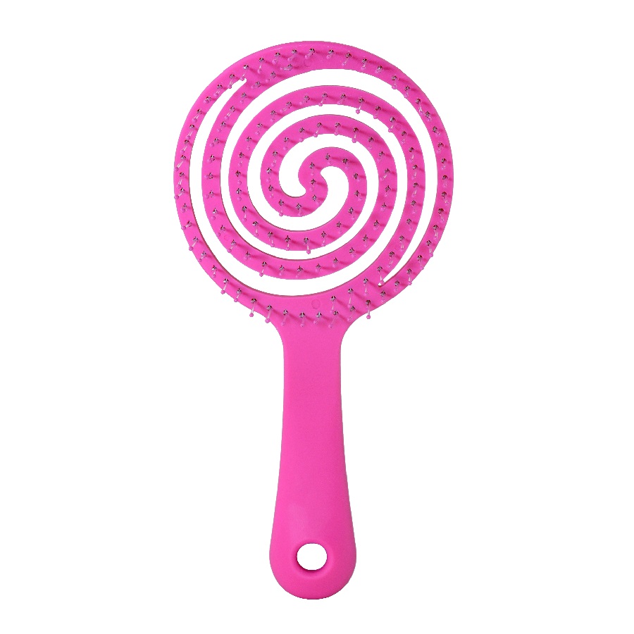 46560781649412204 Lollipop szczotka do włosów Różowa - obrazek 1