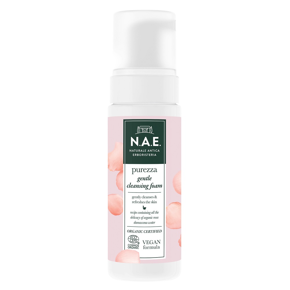 46644881614154714 Purezza Gentle Cleansing Foam kremowa pianka oczyszczająca z organiczną wodą z róży damasceńskiej 150ml - obrazek 1