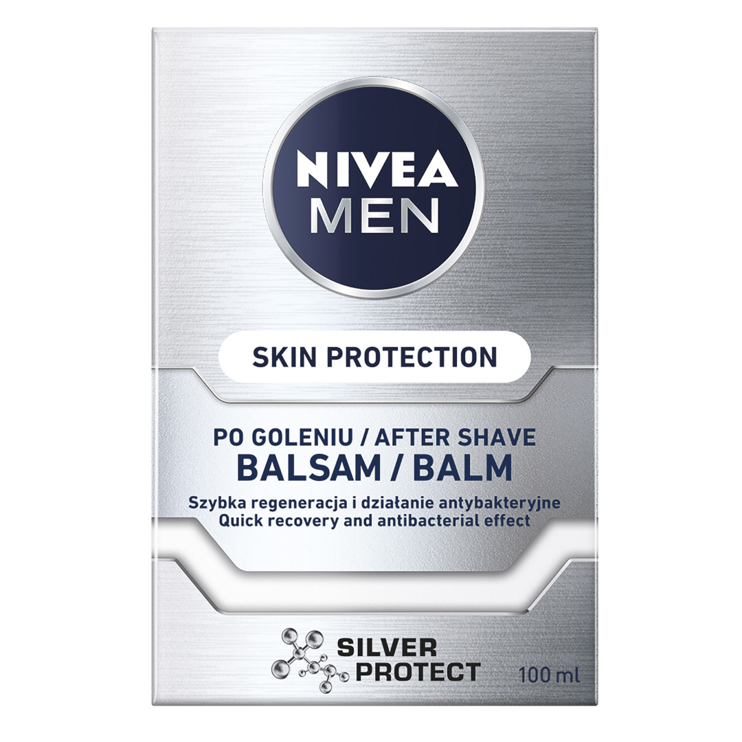 46666061652341305 Men Skin Protection Silver Protect balsam po goleniu 100ml - obrazek 1