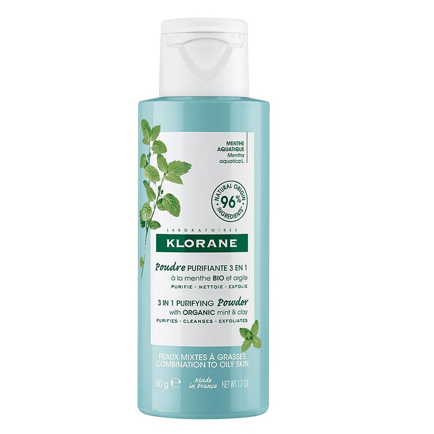 46685241753964749 3in1 Purifying Powder puder oczyszczający z organiczną miętą i glinką 50g - obrazek 1