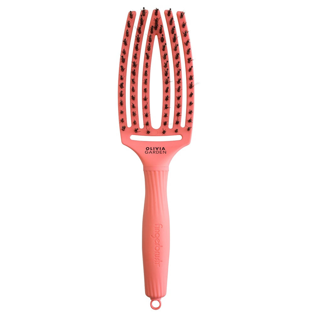 46789721745852669 FingerBrush I'm Perfection Combo Medium szczotka do rozczesywania włosów Radiant Peach - obrazek 1