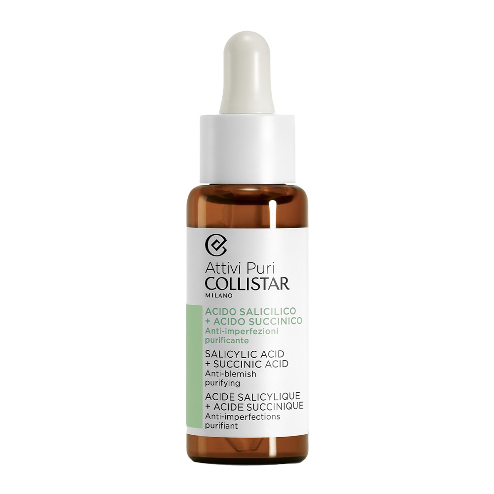 46832801675705282 Attivi Puri Salicylic Acid + Succinic Acid Anti-Blemish Purifying serum do twarzy redukujące niedoskonałości z kwasem salicylowym 30ml - obrazek 1