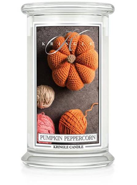 46853141634791505 Duża świeca zapachowa z dwoma knotami Pumpkin Peppercorn 623g - obrazek 1