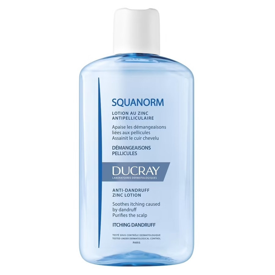 47090821714062114 Squanorm płyn przeciw łupieżowi z cynkiem 200ml - obrazek 1