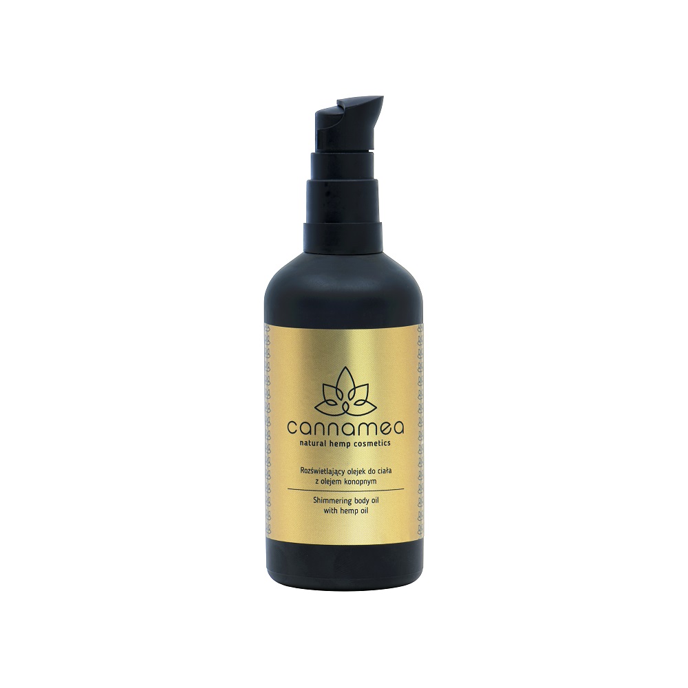47292311630662101 Rozświetlający olejek do ciała z olejem konopnym 100ml - obrazek 1
