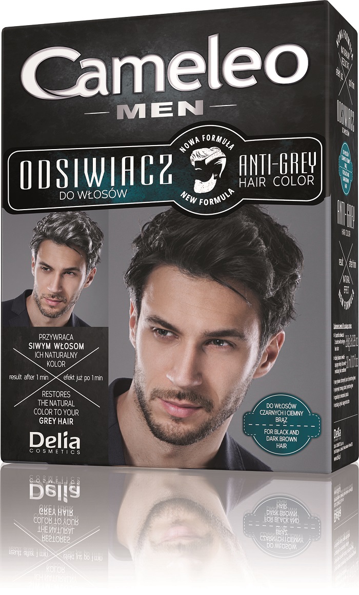 47312341617976338 Men Anti-Grey Hair Color odsiwiacz do włosów 01 Black - obrazek 1