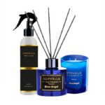Blue Angel zestaw dyfuzor zapachowy 120ml + zapach do wnętrz 200ml + świeca zapachowa 170g