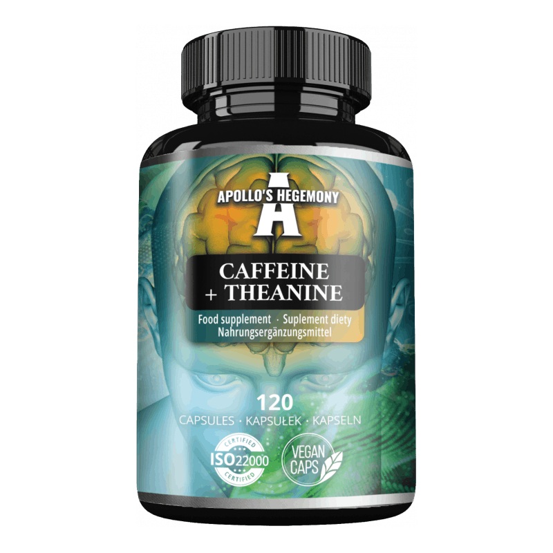 47344541747206540 Caffeine + Theanine suplement diety 120 kapsułek - obrazek 1